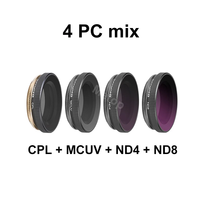CPL UV ND 4 ND8 Фильтры для камеры OSMO Action CPL/ND4/ND8/ND16/ND32 PL круговой поляризатор фильтр для DJI OSMO Acessories - Цвет: CPL UV ND 4 ND8