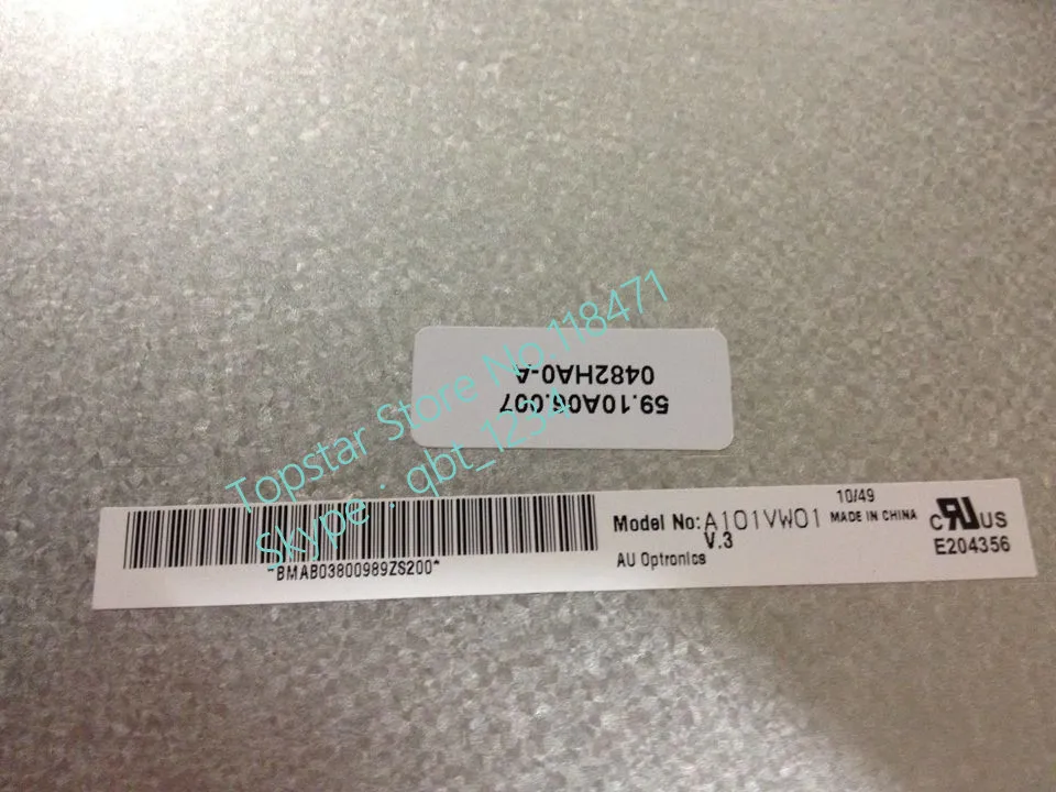 ЖК-панель AUO A101VW01 V3 WVGA 10 1 (RGB)* 800 480 дюйма TFT | Электронные компоненты и