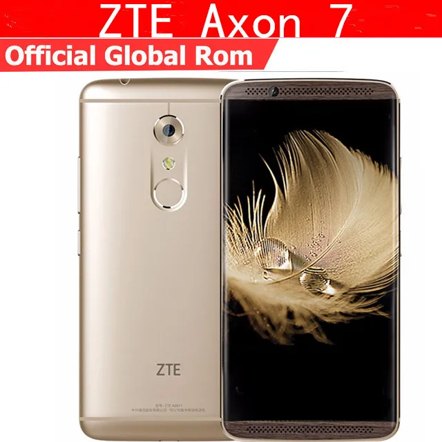 Оригинальный смартфон ZTE Axon 7 A2017 4G LTE Snapdragon 820 Android 6 0 5 дюйма 128 X 4 Гб ОЗУ ПЗУ 20 МП