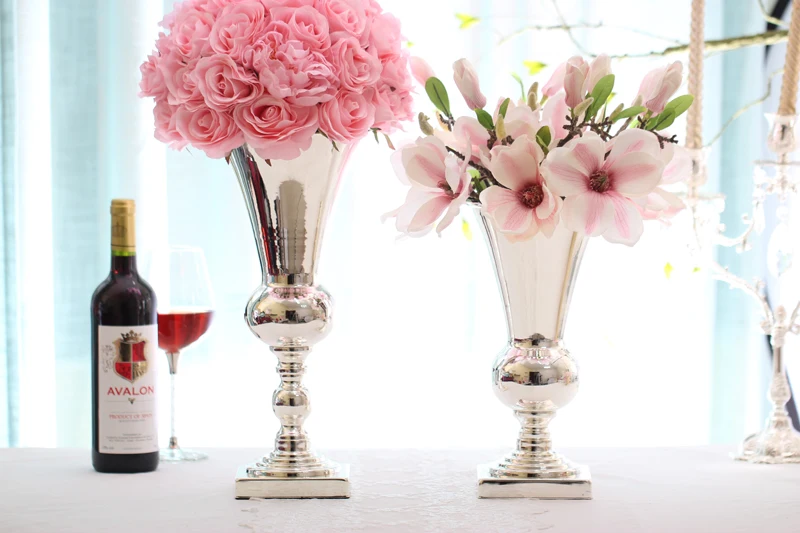 Новая модная металлическая ваза товары для вечерние НКИ и свадьбы товар 1061