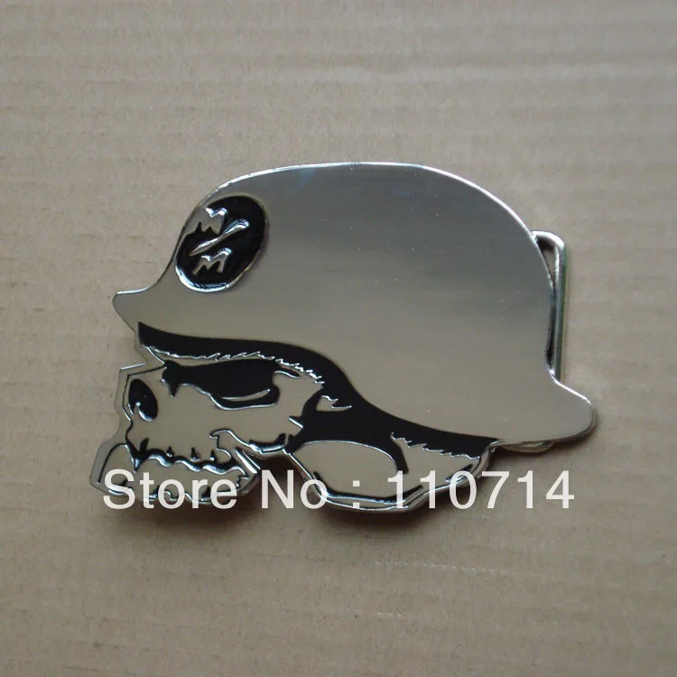 

New Gold color skull belt buckle SW-B103 brand new condition free shipping