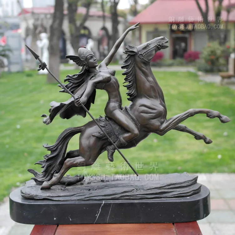 

Европейская Медная скульптура, художественная скульптура, фигурка верховой езды, клуб Gaestgiveriet, украшение для отеля, подарок для рукоделия