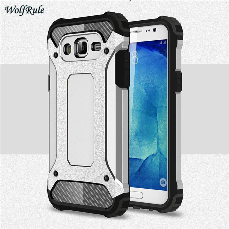 WolfRule For Cover Samsung Galaxy J7 Case TPU &amp PC Armor Phone J700 2015 | Мобильные телефоны и аксессуары