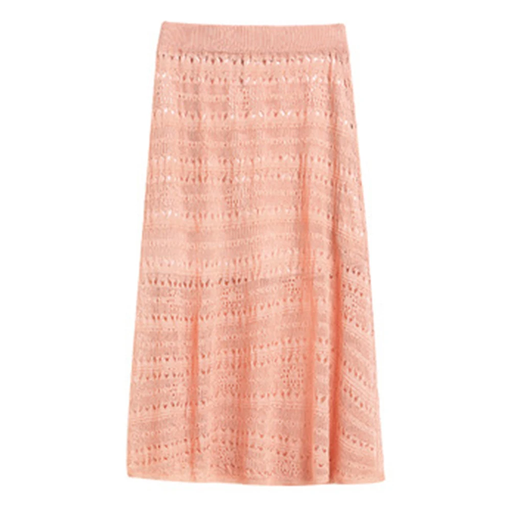 Женская сексуальная открытая трапециевидная Юбка Повседневные Вечерние