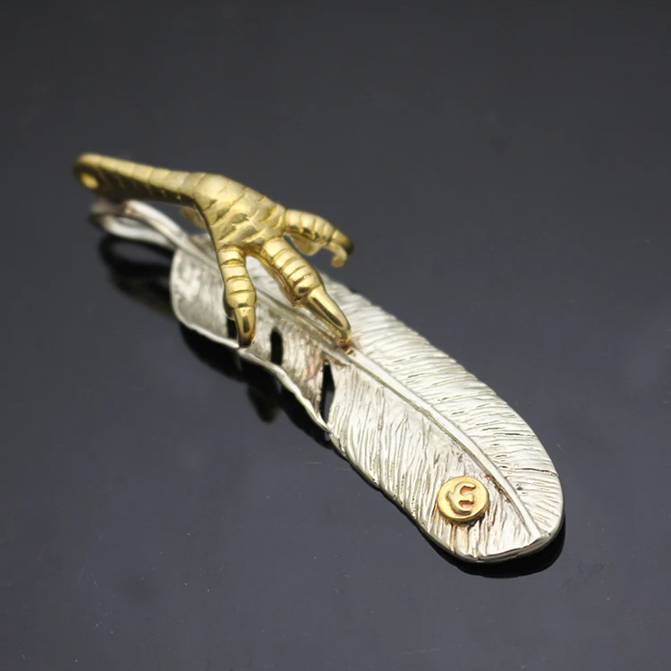 DIY перо Зонт бусины подвеска латунный нож веревка медный Веревка Открытый Нож EDC