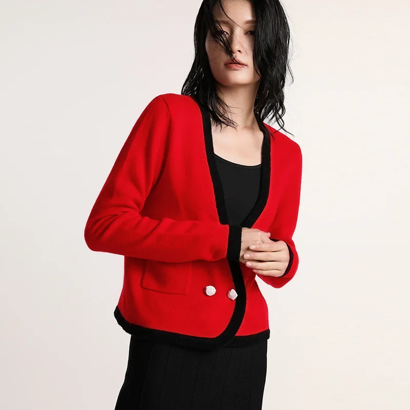 Новый эксклюзивный кашемировый свитер на осень качественная ткань удобный