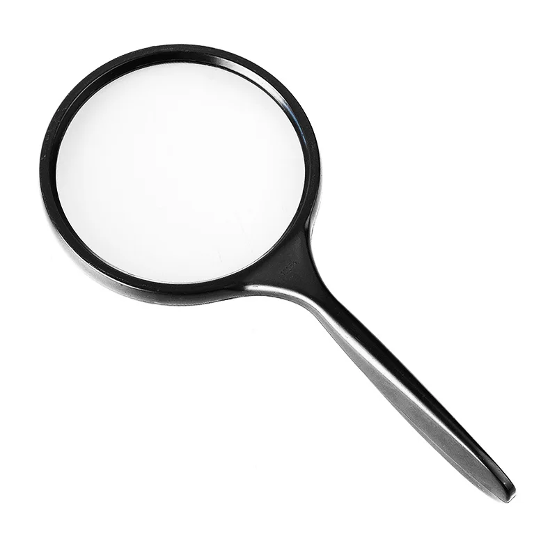

10X HD Handheld Magnifying Glass Reader 100MM Optical Glass Elderly Children Reading Magnifier Optical Instrument