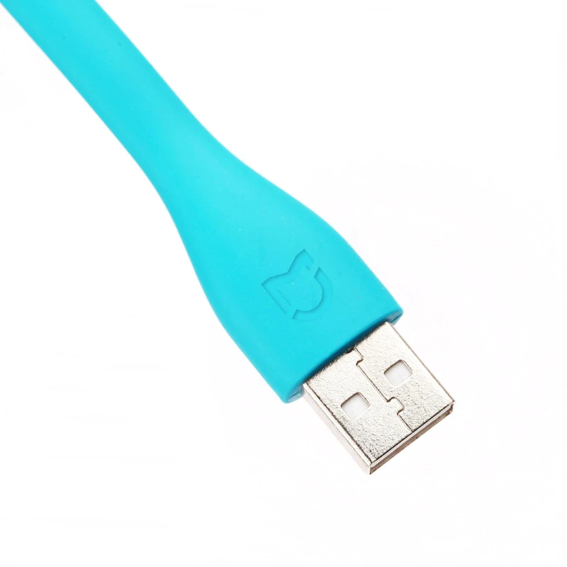 USB вентилятор XIAOMI MIJIA гибкий портативный мини высокосортный силиконовый материал