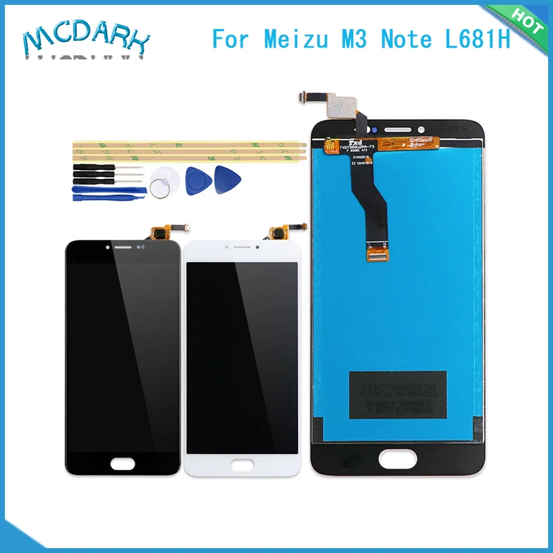 Mcdark для Meizu M3 Note L681H ЖК-дисплей + фотография с инструментами | Мобильные телефоны и