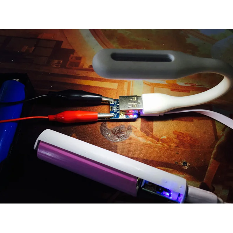5 шт. в 1 а PCB 18650 Блок питания модуль зарядки монтажная плата повышающий полимерный