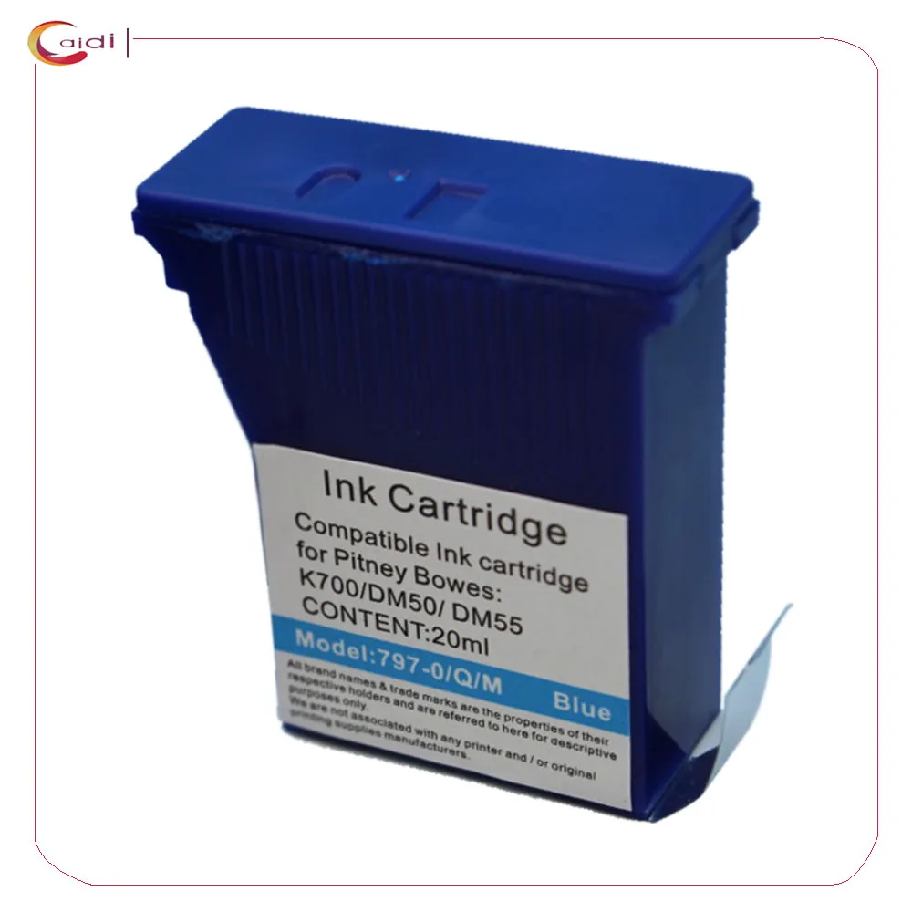 Синий совместимый флуоресцентный 797-0 почтовый метр чернила для Питни боуза K700