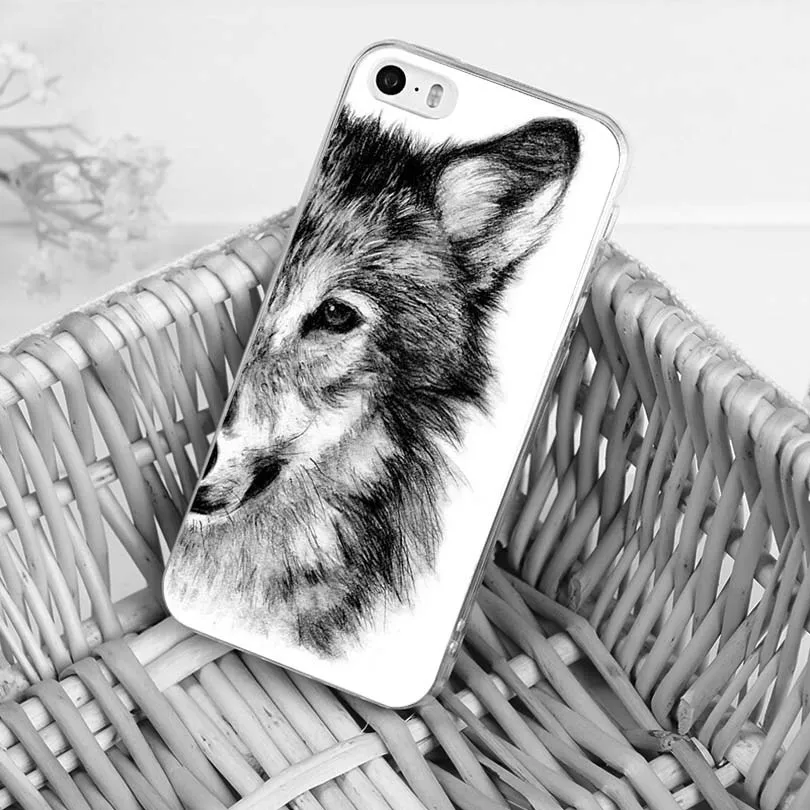 MaiYaCa животный полуволк модный Забавный динамический чехол для телефона Apple iPhone 8 7