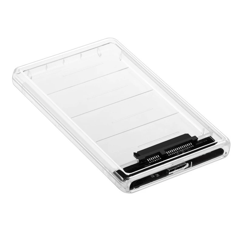 Прозрачный чехол для жесткого диска 2 5 дюйма с USB 3 0 на Sata Гбит/с|Жёсткие диски и