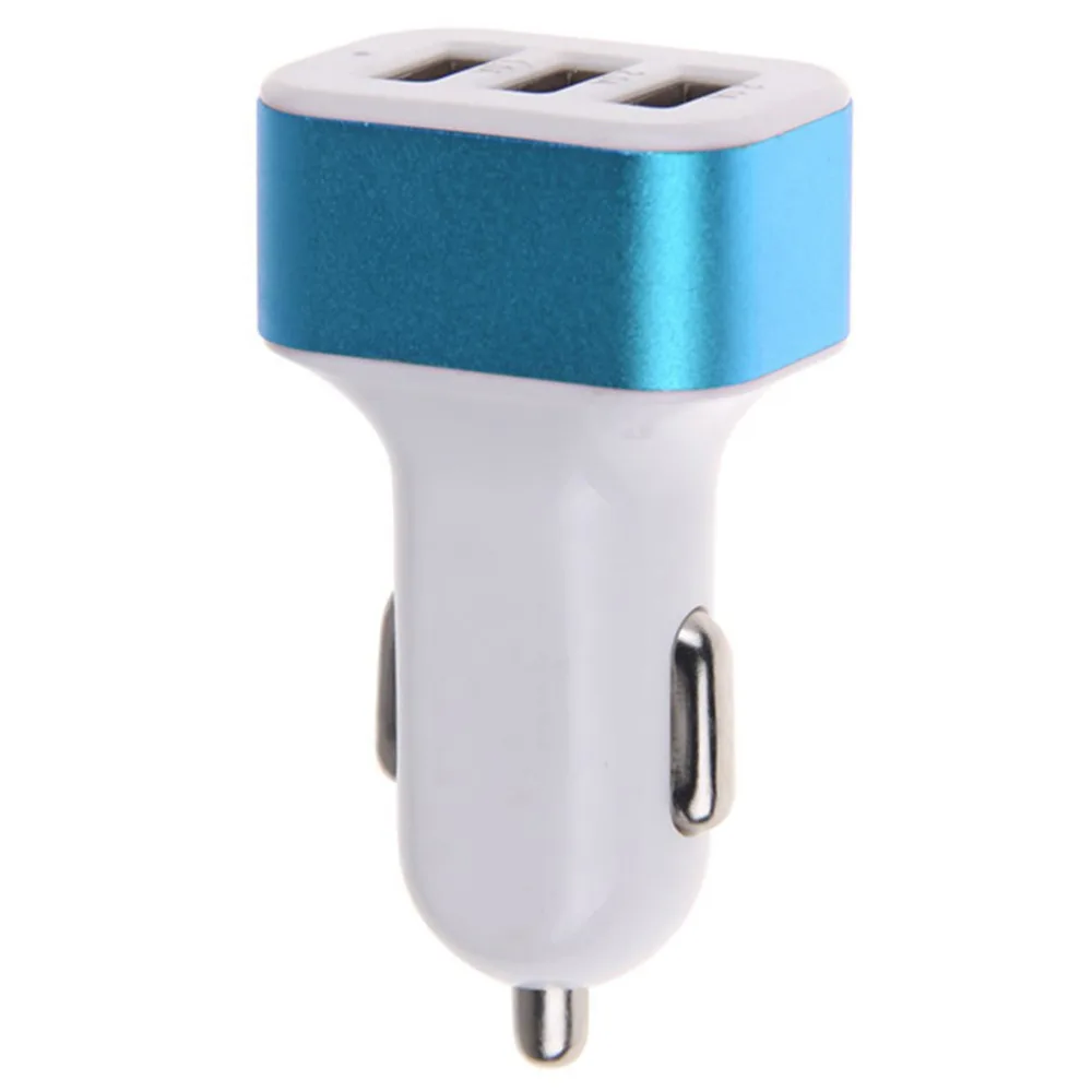 

Colorful durable Universal 4.1A 12V 3 USB Port 3usb Car Charger Adapter For iPhone 7 8 x 5 S 6 Samsung S4 S5 Smart Phone 300 pcs