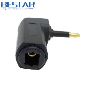 

Toslink Цифровой оптический разъем Женский до 3,5 мм мини Toslink разъем 90 градусов аудио адаптер