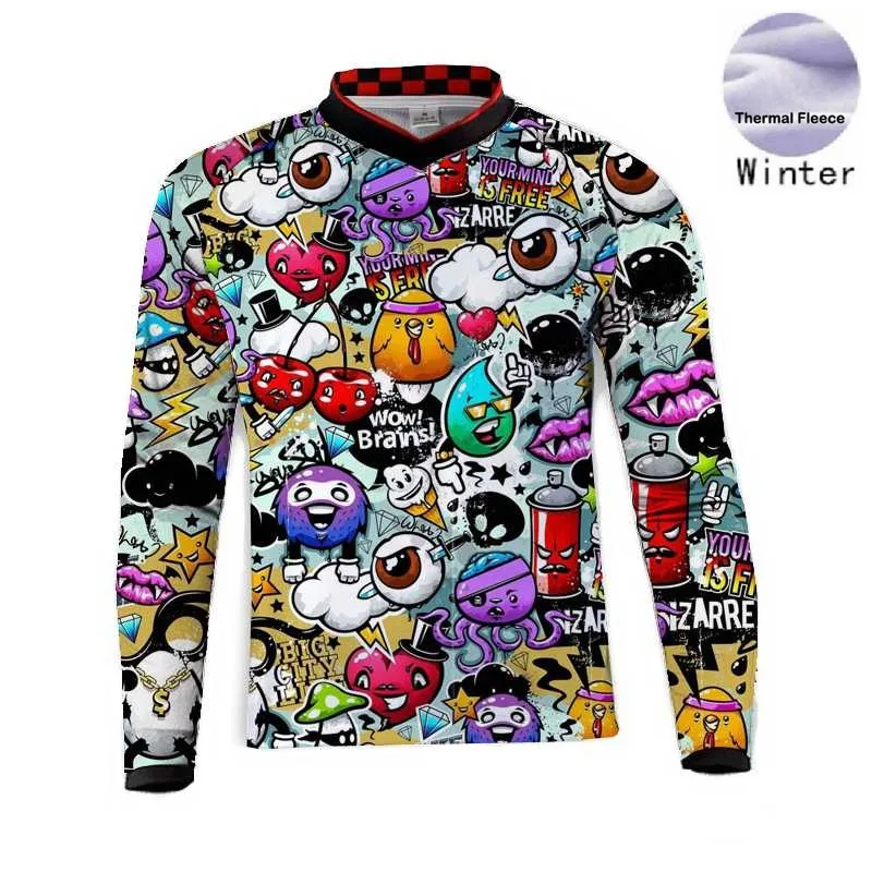 Pro team Men Cycling Jerseys Winter Thermal Fleece Jersey Bicycle Warm MTB Bike Clothing Shirts Multiple choices | Спорт и