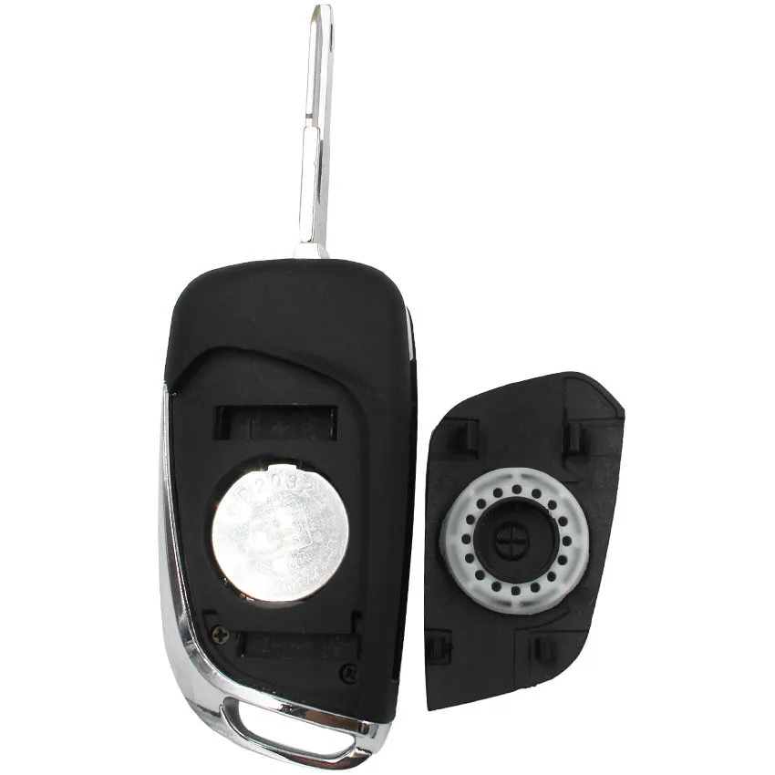 DS Стиль замками Fob 3 кнопки 434 mhz ID46 чип складной ключ для peugeot 206 207 206CC