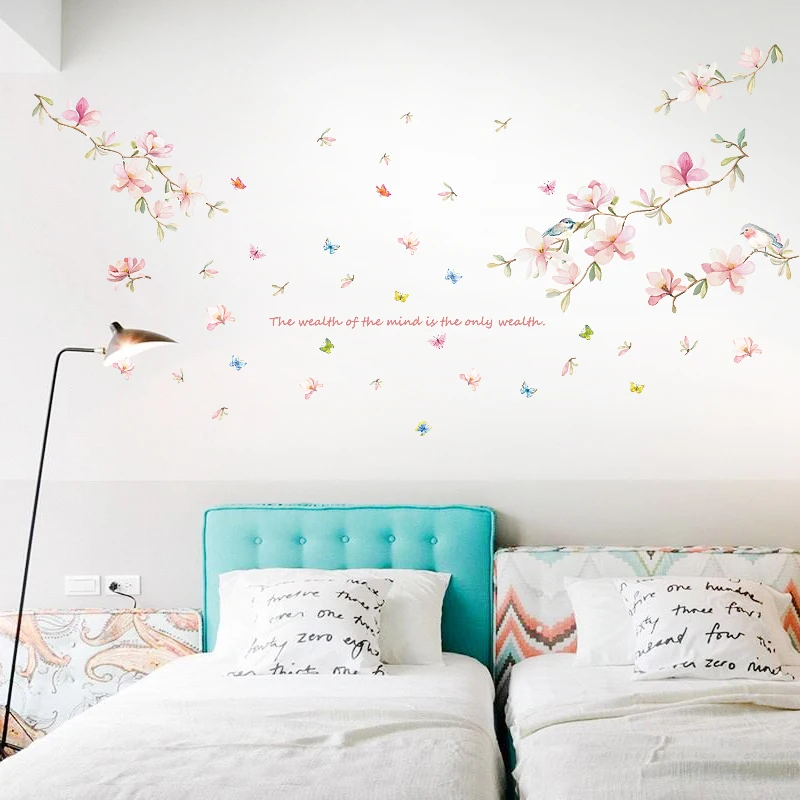 

Sweet home decoration wall sticker flower removable family tree branch wall decal adhesive bedroom wall poster