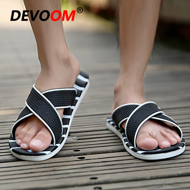 Летние пляжные сандалии унисекс Мужские кожаные шлепанцы Дизайнерские женские