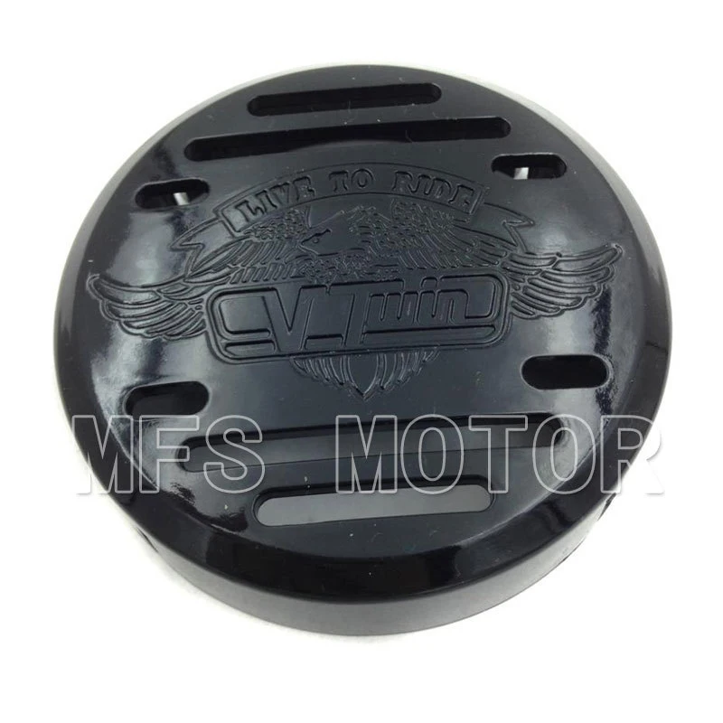 Рожковый чехол для мотоцикла Kawasaki Vulcan 800 Yamaha V Star 650 1100 классический серебристый
