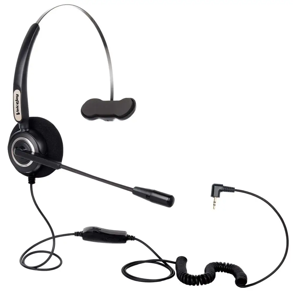 Гарнитура Volune и Mute с разъемом 2 5 мм для беспроводных телефонов Panasonic Polycom Grandstream Cisco