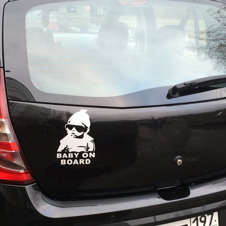 1 шт. светоотражающая виниловая наклейка на автомобиль 23 х14 см|baby on board|car sticker babybaby