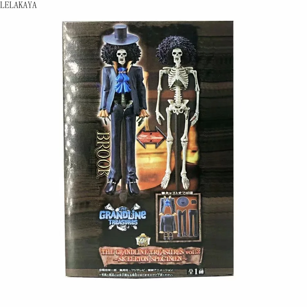1 шт. Аниме One Piece The Grandline Men VOL.19 Eustass Kid Treasure BROOK стоящая позиция 1/7 ПВХ экшн фигурка