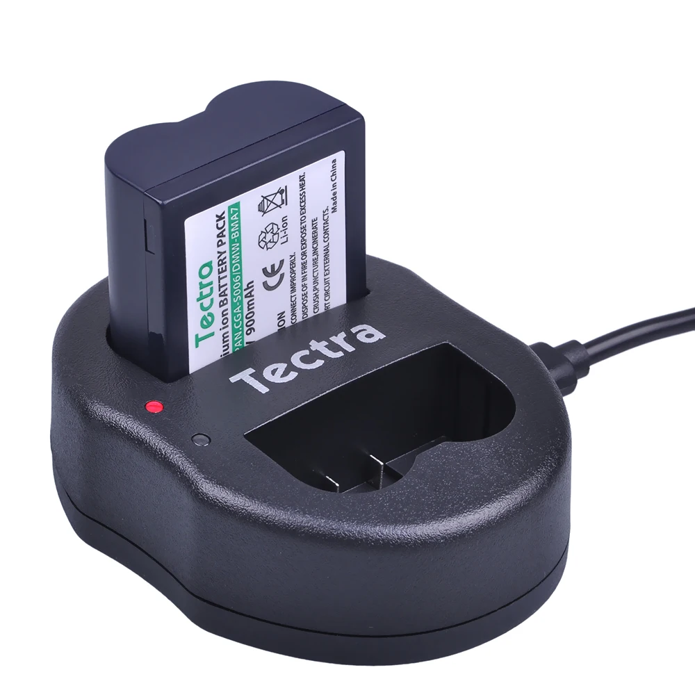 2 шт. CGA-S006 S006 S006A DMW-BMA7 DMW BMA7 батарея + USB двойное зарядное устройство для Panasonic DMC FZ7 FZ8