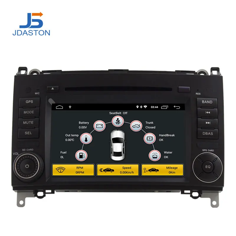 Автомобильный мультимедийный плеер JDASTON Android 10,0 для Mercedes Benz Sprinter B200 b-класс W245 B170 Viano Vito 2 Din радио gps автомобильный DVD