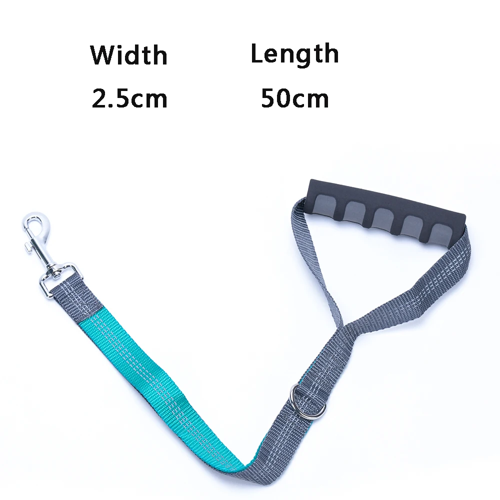 Короткий поводок для собак кошек щенков отколов однотонный классический тяговые