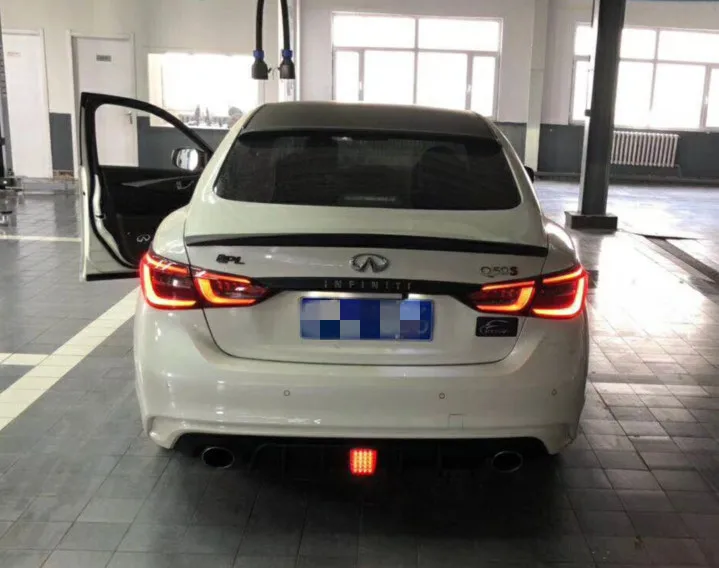 Задний спойлер для нового Infiniti Q50 Q50S 2018 2019 высококачественный диффузор из