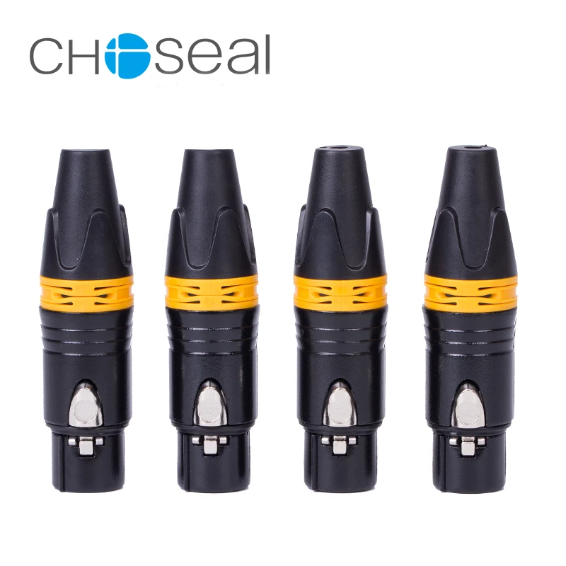 Choseal 30th anniversary QD2002B XLR Женский Аудио Микрофон Кабельный разъем пушки адаптер для
