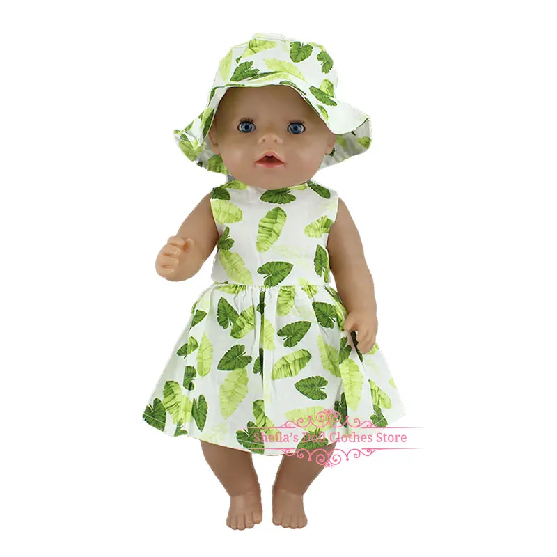 Модное платье для 17 дюймов Reborn Baby Doll 43 см ухода за ребенком мам новорожденная
