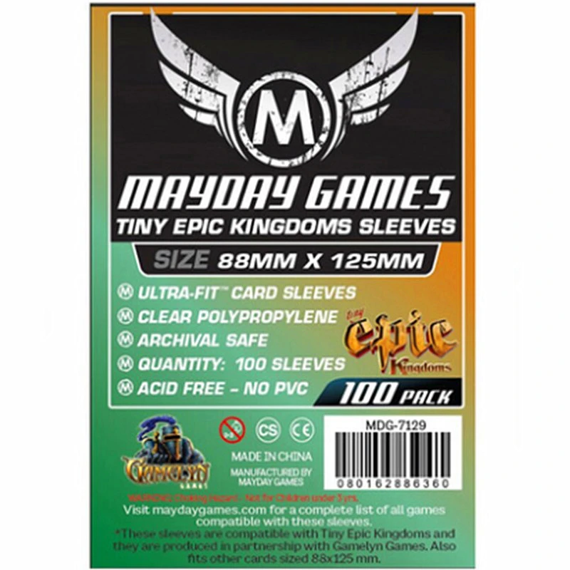 

5 шт./партия, прозрачные чехлы для карт MAYDAY 7129 для 88*125 мм, Защитные чехлы для карт 100 в упаковке, чехлы для настольных игр