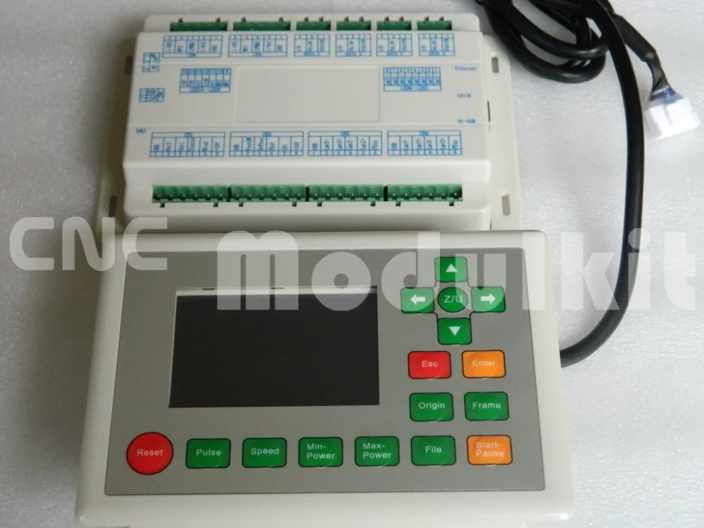 CO2 лазерная гравировка и резка системы RDC6332G 3 5 ''панель экран оси автономный