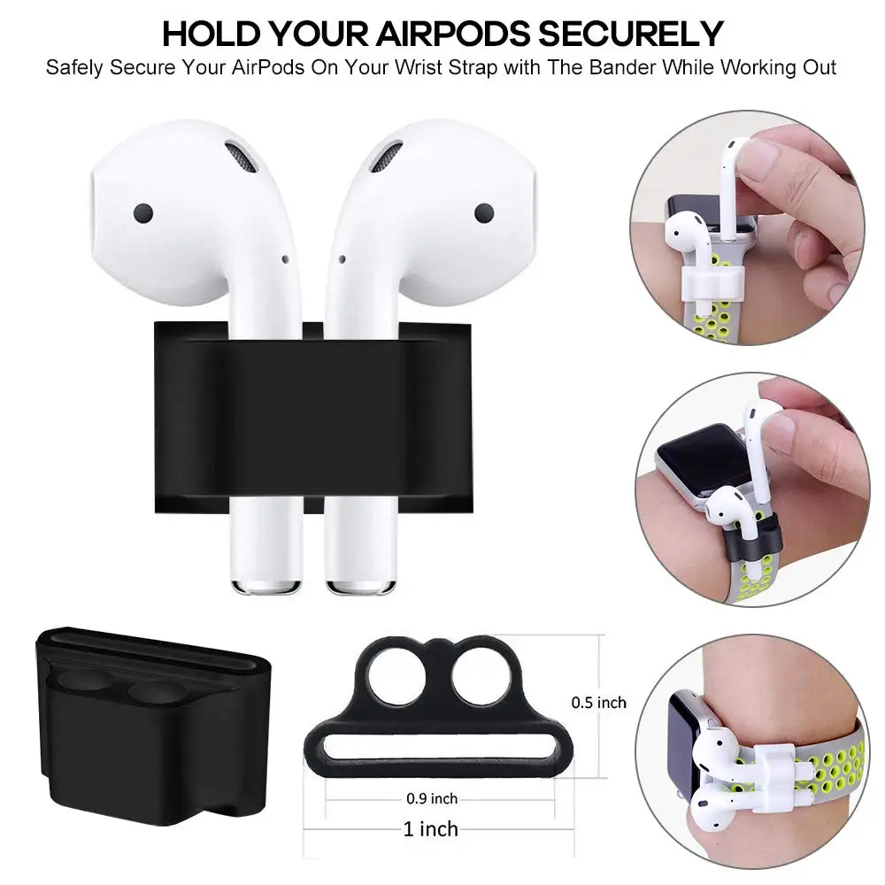 9 в 1 чехол для наушников Airpod силиконовый Apple аксессуары airpods TPU подходит i10