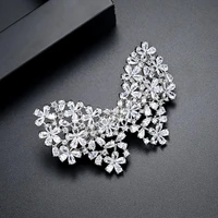head jewelry hair jewelry wedding cubic zirconia butterfly hair clip hair ornaments