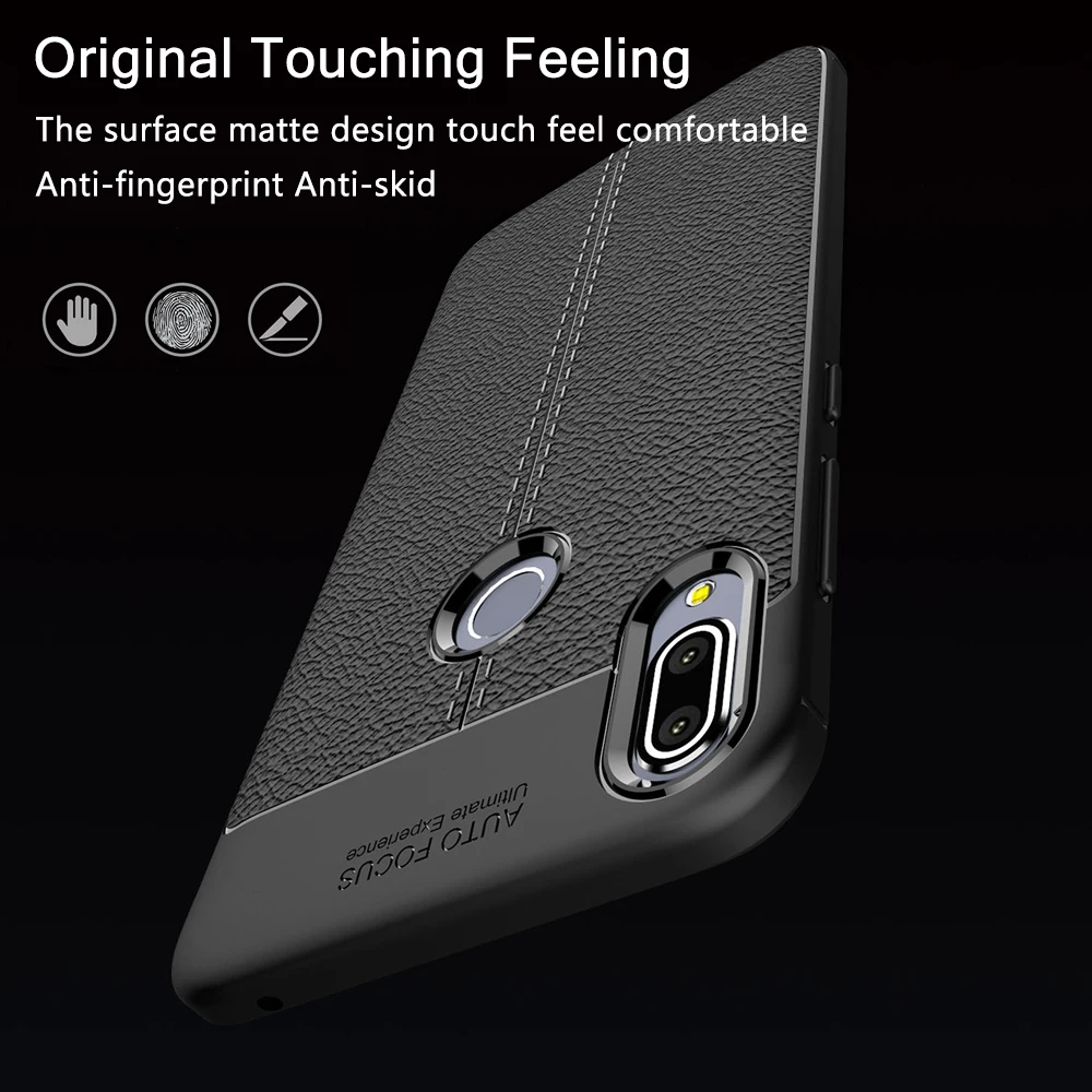 Чехол для телефона s для Asus Zenfone Max Pro M2 ZB631KL, мягкая кожа, текстура, полная защита, чехол на Max Pro M 2 ZB633KL Coque