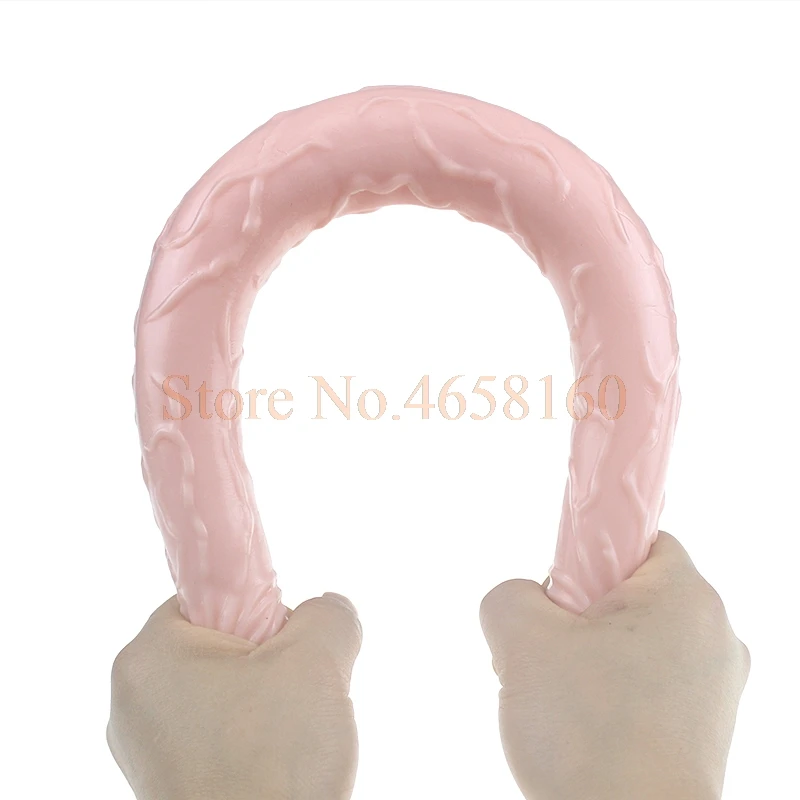 Двойной фаллоимитатор для анального и вагинального секса 17 3 дюйма длинный