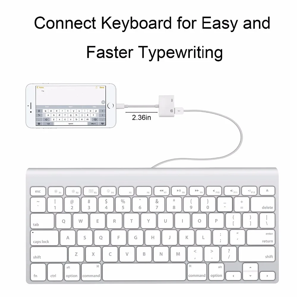 Leadzoe для Mini Lightning USB 3 адаптер чтения камеры iPhone X 8 5 5S 6 6s 7 plus iPad серии |