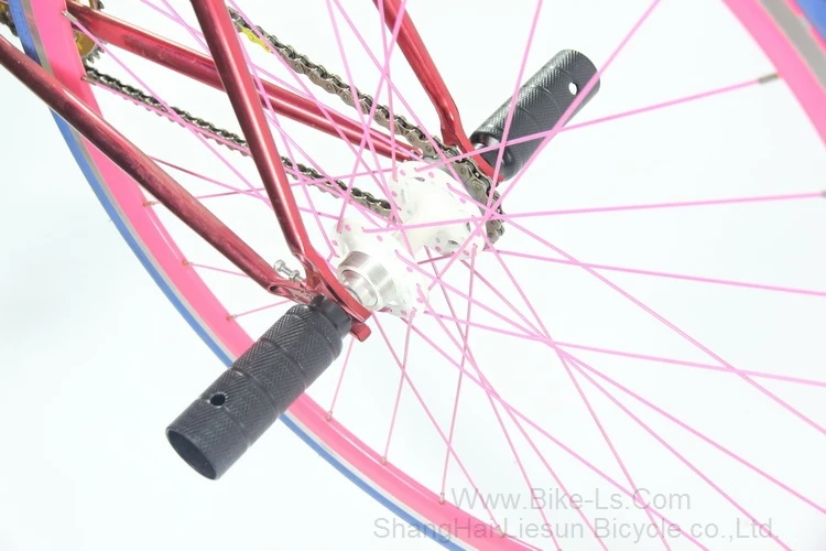 Fixed Gear Solid rear seat road bike BMX foot pedal lever back manned rocket Specials | Спорт и развлечения