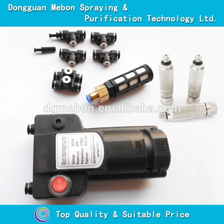 

Free shipping 28 misting kits pump machine,9bar 5.5L fog cooling machine