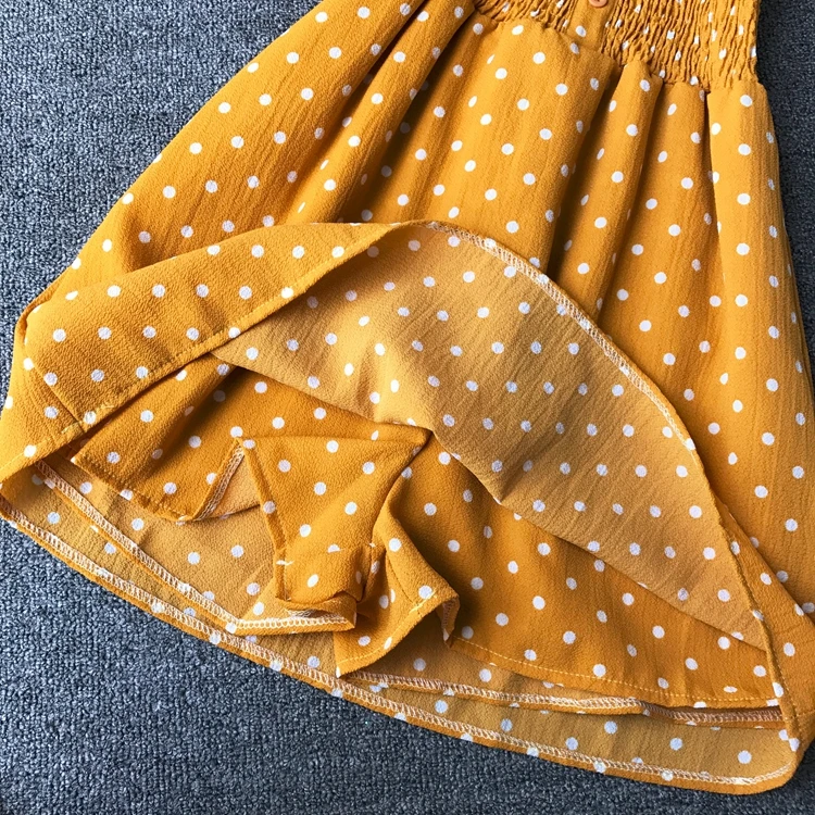 Женский пляжный костюм ALPHALMODA повседневный в горошек с принтом клетку на