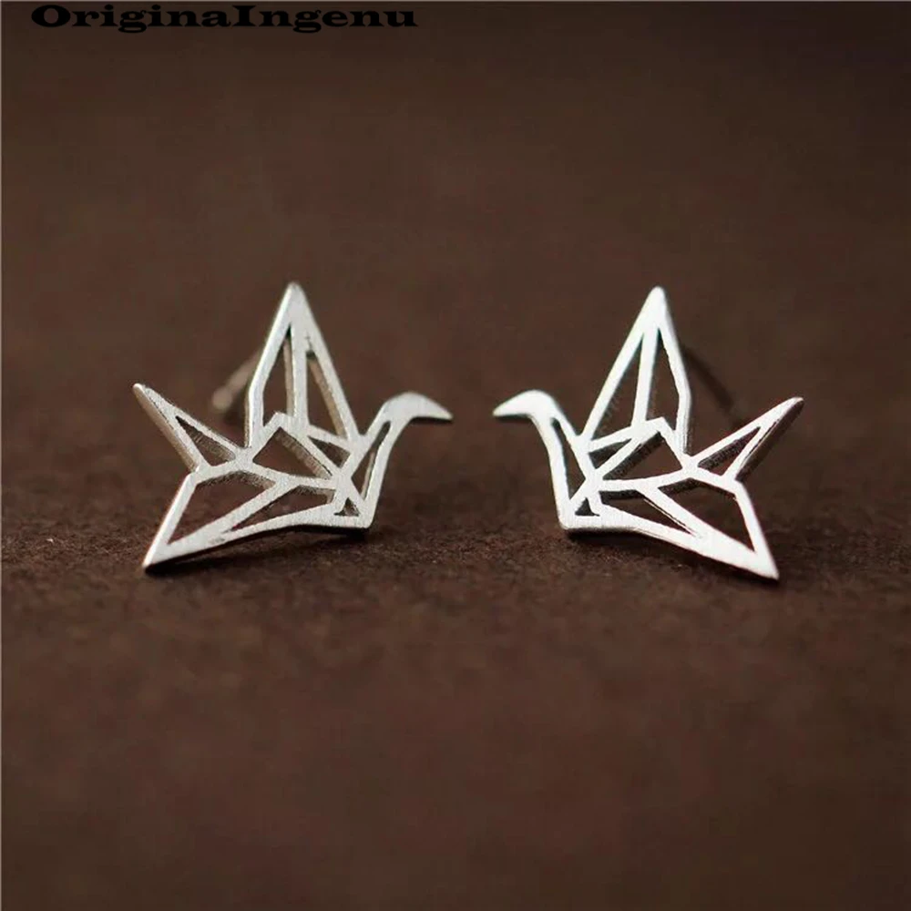 Серьги из серебра 925 ювелирные изделия с бумажным краном очаровательные