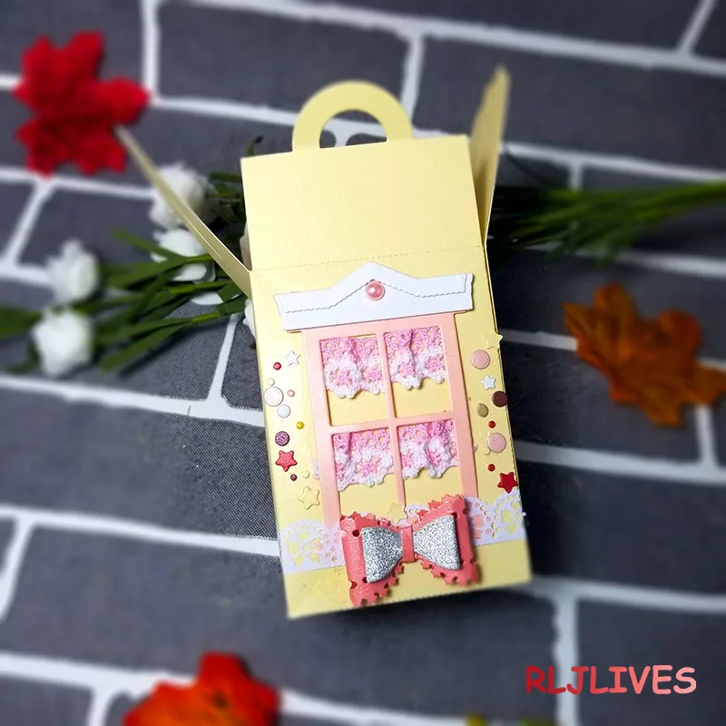 3D дом коробка металлическая вырубка штампы DIY Скрапбукинг карты трафарет бумага ремесло ручной работы Альбом Руководство украшение