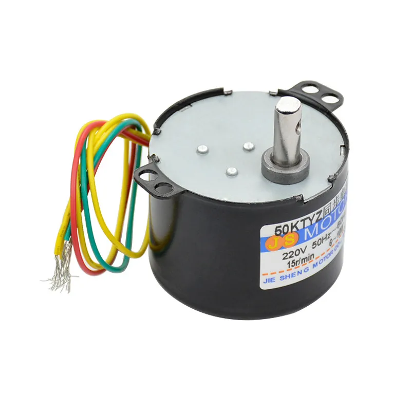 50KTYZ AC220V синхронный двигатель 10 Вт редуктор постоянного магнита Реверсивный