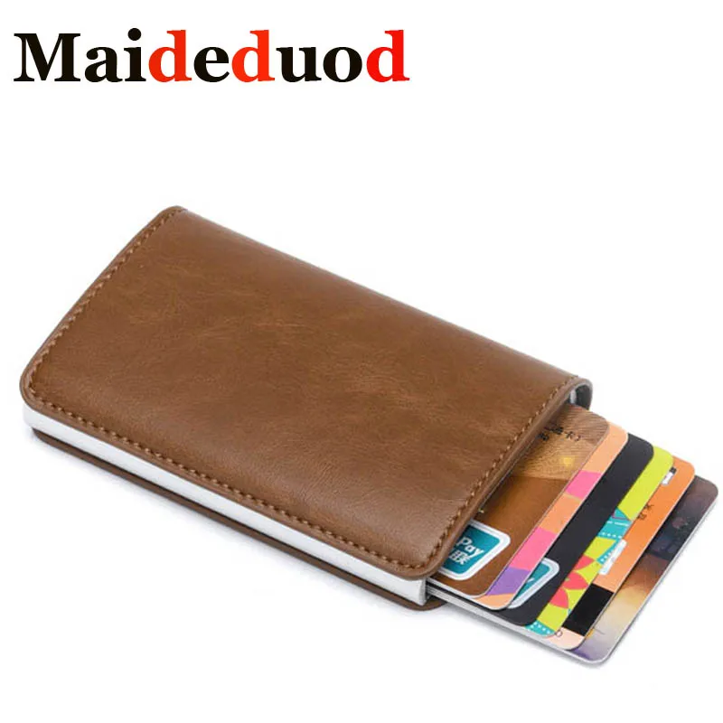 Maideduod Новый Для мужчин бумажник RFID кредитной карты держатель для карт Анти кражи