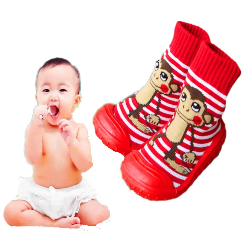 KiDaDndy/Хлопковые носки для малышей домашние новорожденных младенцев нескользящие