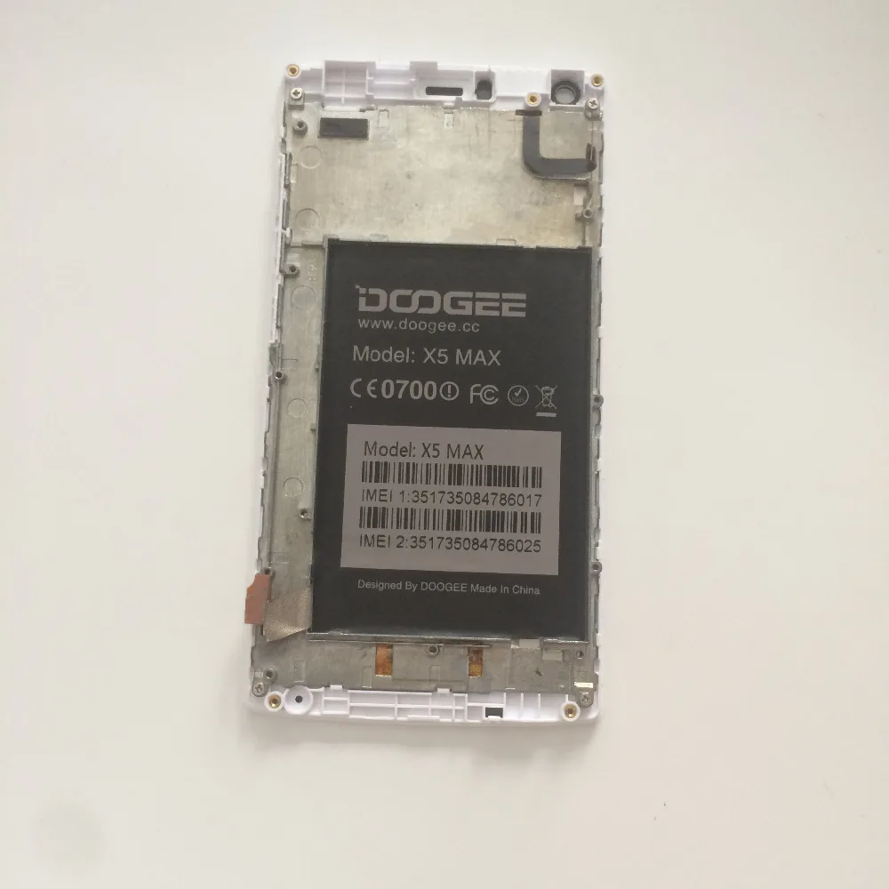 Doogee X5 Макс используется ЖК-дисплей Экран дисплея + Сенсорный экран рамка для Max