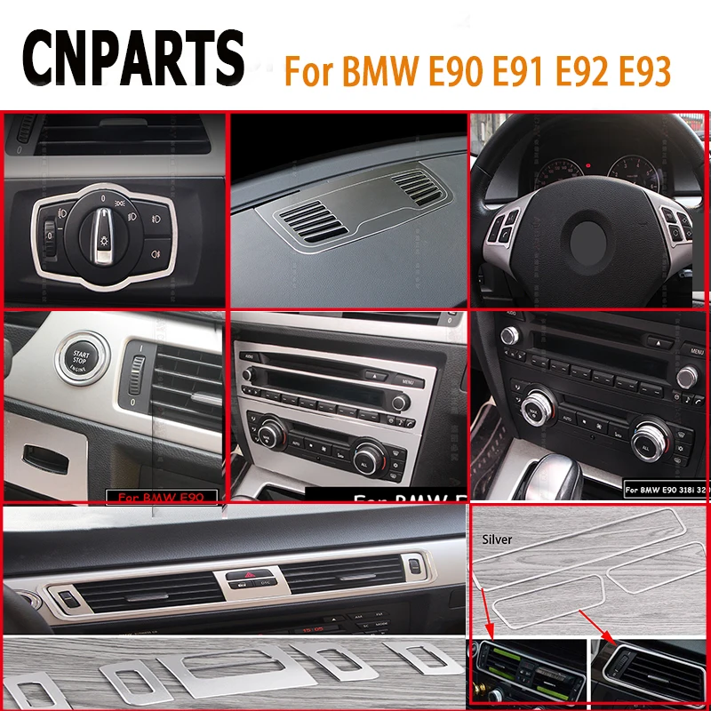 CNPARTS для BMW 3 серии E90 E91 E92 E93 автомобильный Стайлинг интерьерные наклейки